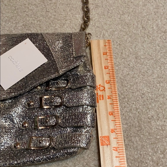 Like New Rare JIMMY CHOO silver purse. - Picture 11 of 11